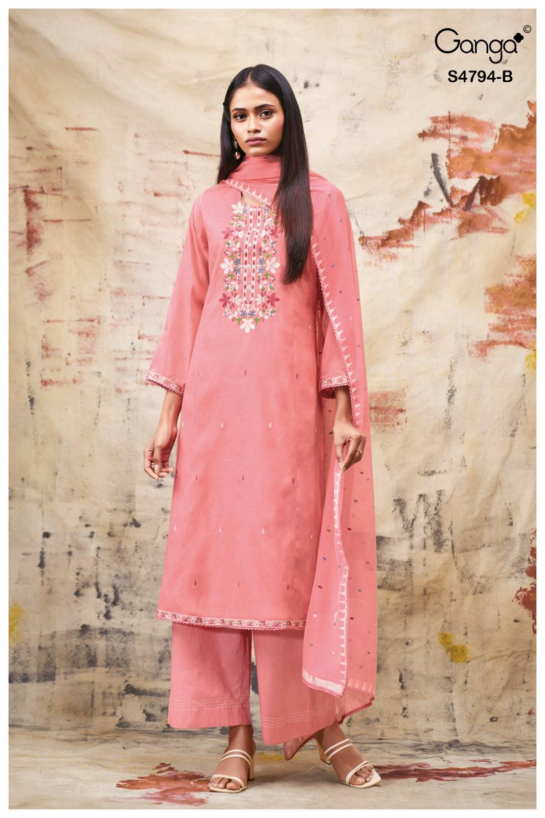 AISYA 4794 SERIES BY GANGA FASHION Beautiful Colourful PURE BEMBERG Dresses At Wholesale Price
